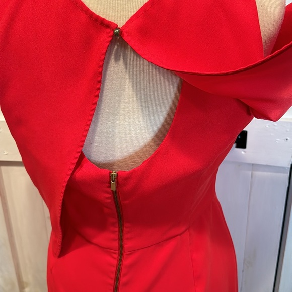 Banana Republic Red Sleeveless Dress - Picture 4 of 5